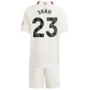 Officiële Voetbalshirt + Korte Broek Manchester United Shaw 23 Derde 2023-24 - Kids